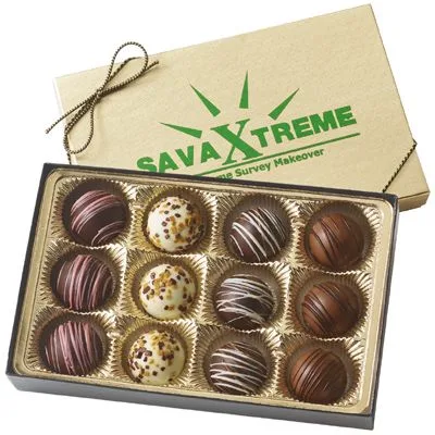 12 Piece Truffle Gift Box view 2