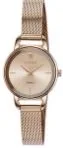 Citizen® Ladies' Quartz Rose Gold-Tone Mesh Watch w/Rose Dial