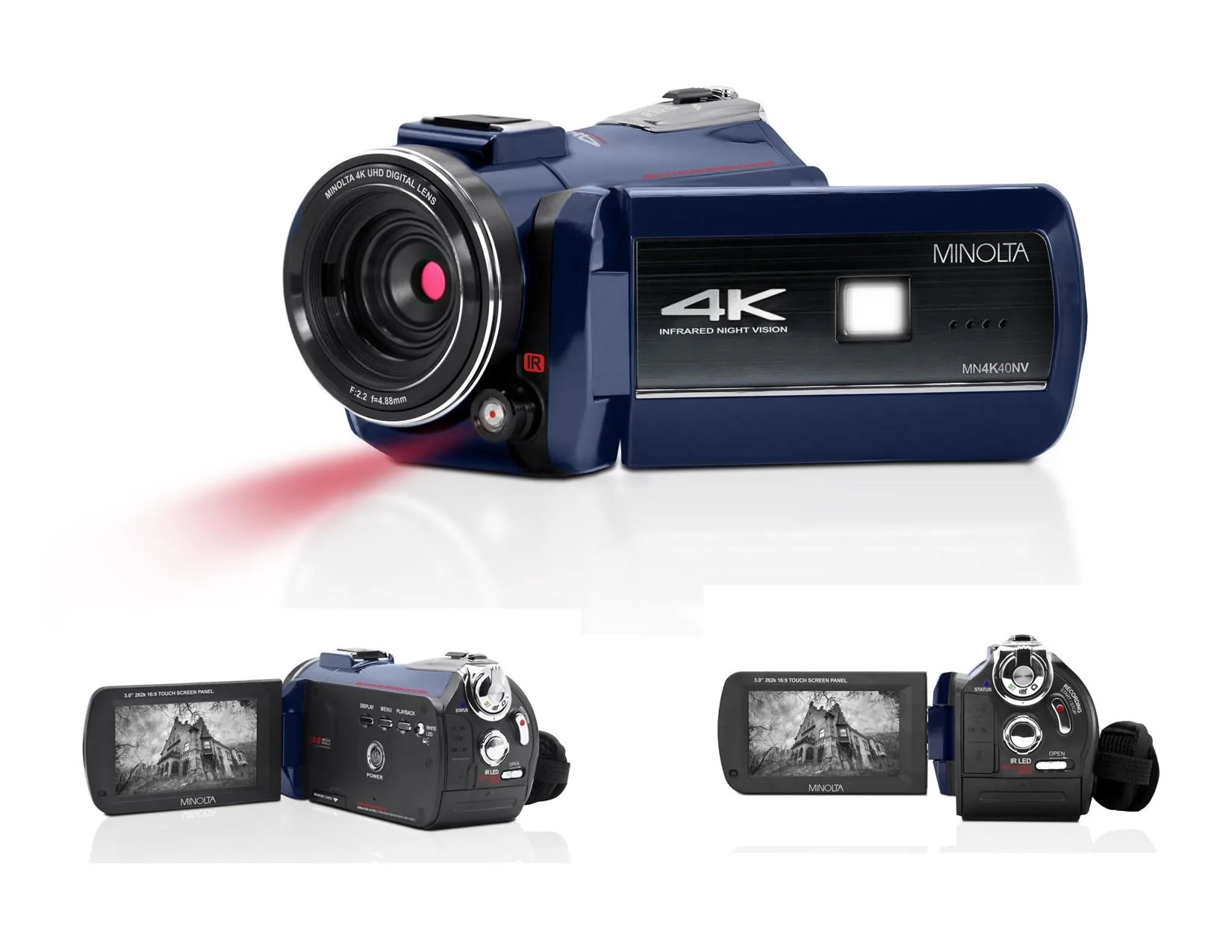 Minolta 4K Ultra Hd Night Vision Camcorder