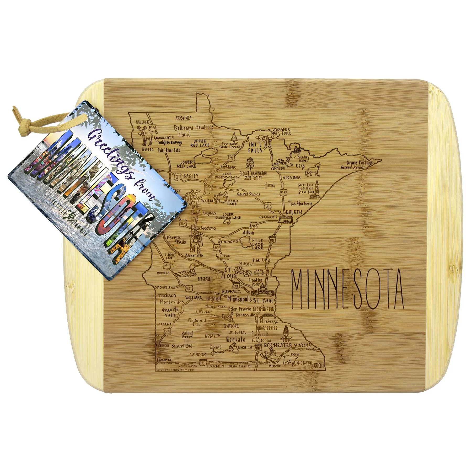 A Slice of Life Minnesota Serving & Cutting Board view 2