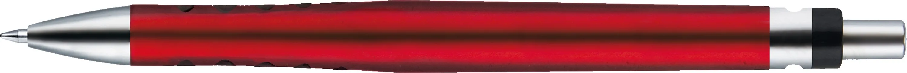 Metallic Red/Silver/Black Blank Back View