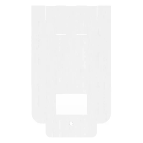 14" x 10" x 4" Flat Custom White Corrugate Gift Box view 3