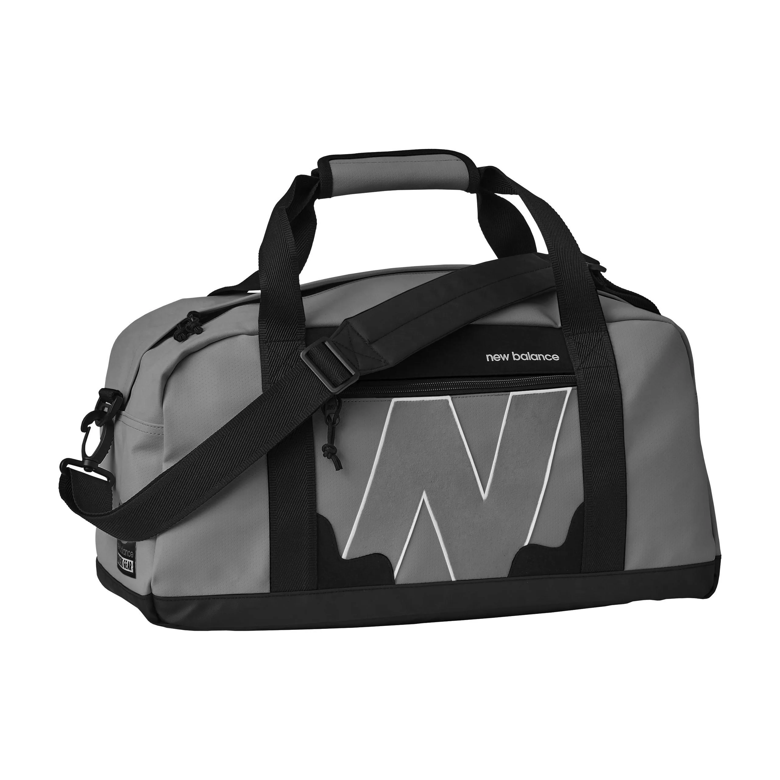 New Balance Legacy Gray Duffel Bag 9.6X 19.3