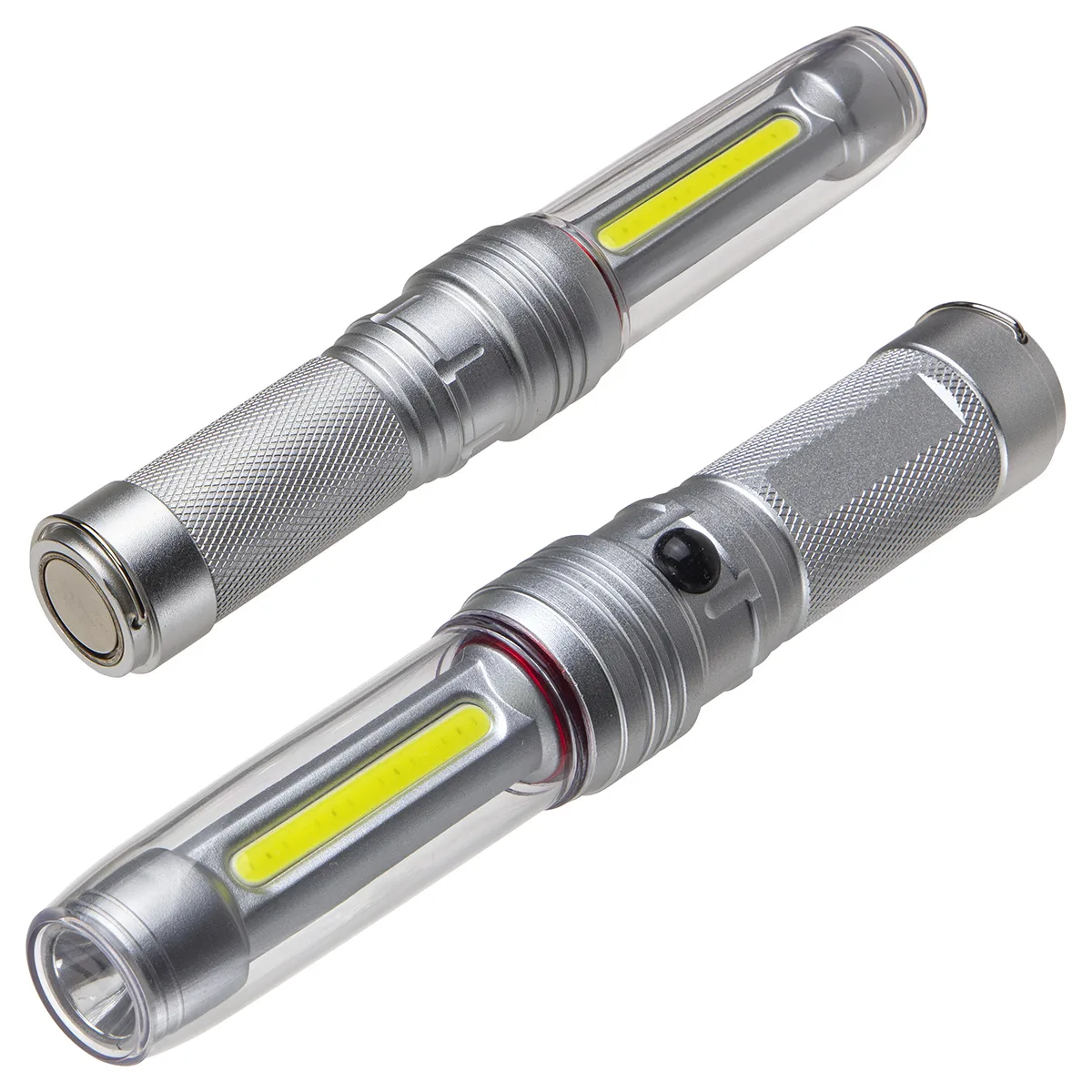 Baton COB + LED Flashlight with Magnetic Base view 2