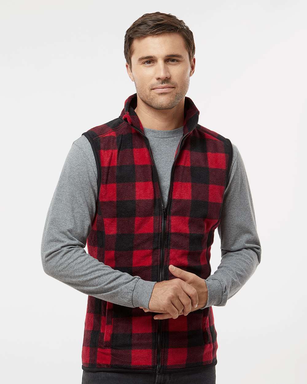Burnside® Polar Fleece Vest view 5