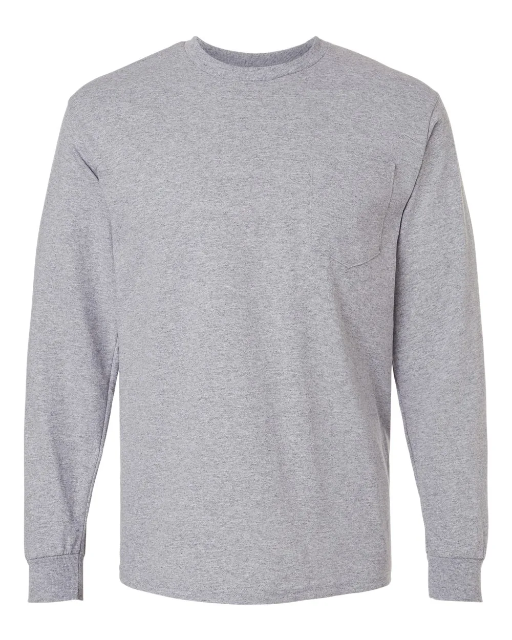 Gildan® Unisex Ultra Cotton® Long Sleeve Pocket T-Shirt view 7
