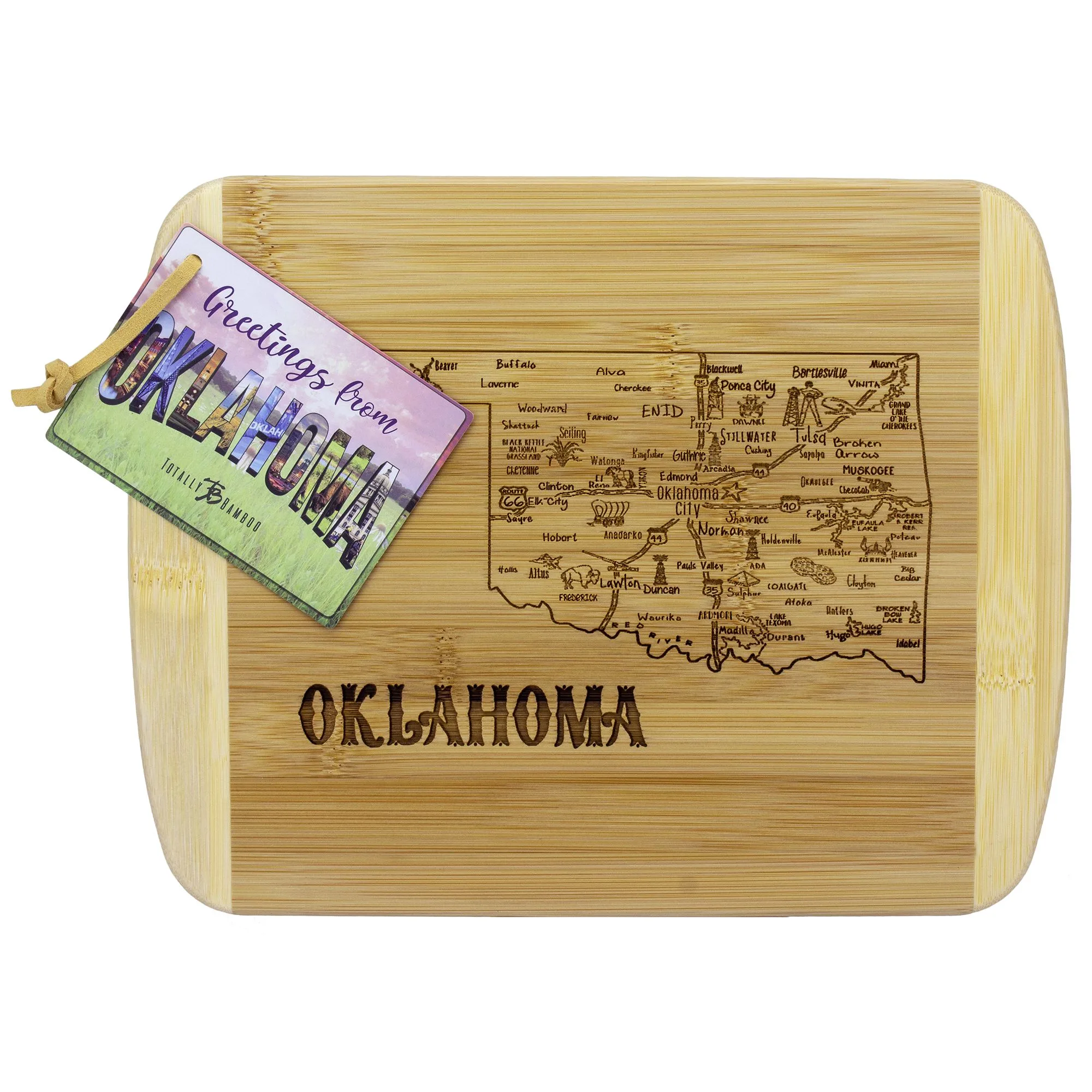A Slice of Life Oklahoma Serving & Cutting Board view 2