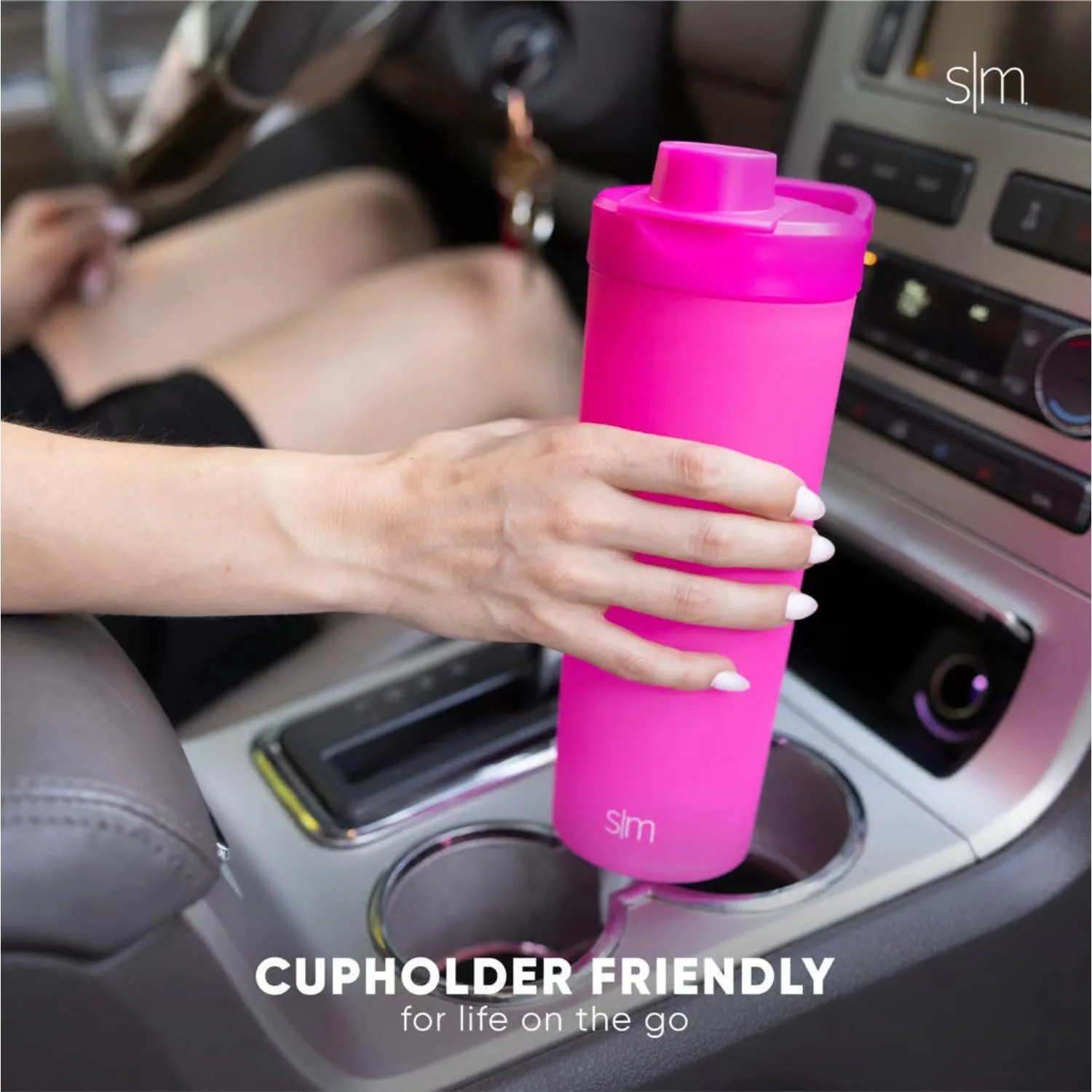 24 oz Simple Modern® Stainless Steel Double-Walled Insulated Rally Protein Shaker Bottle view 5