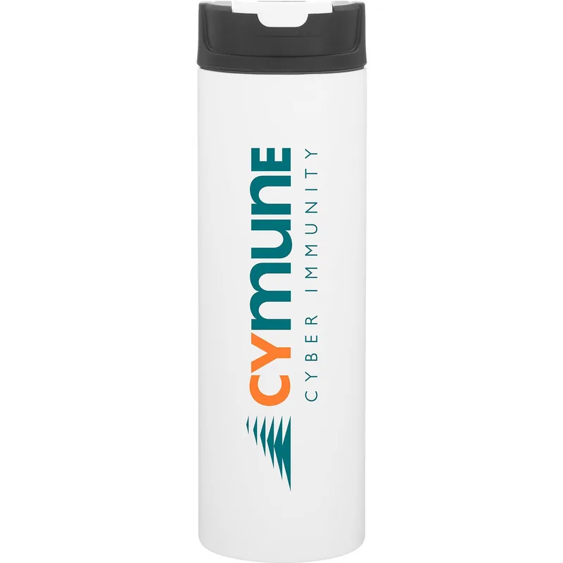 20.9 oz h2go Gauge Travel Tumbler (Matte White)