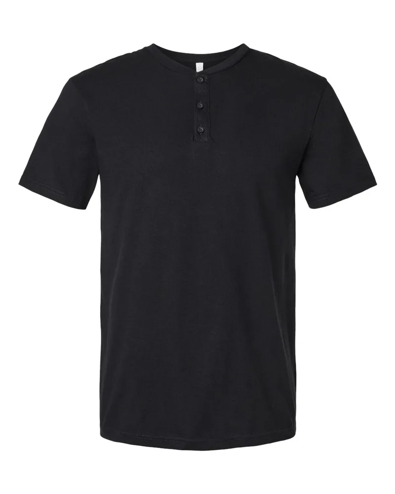 American Apparel® Unisex CVC Henley Tee view 3