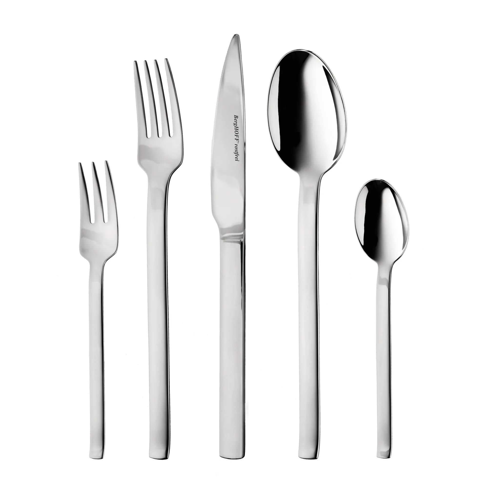 BergHoff Essentials 30Pc 18/10 Ss Flatware Set (Serv For 6), Essence