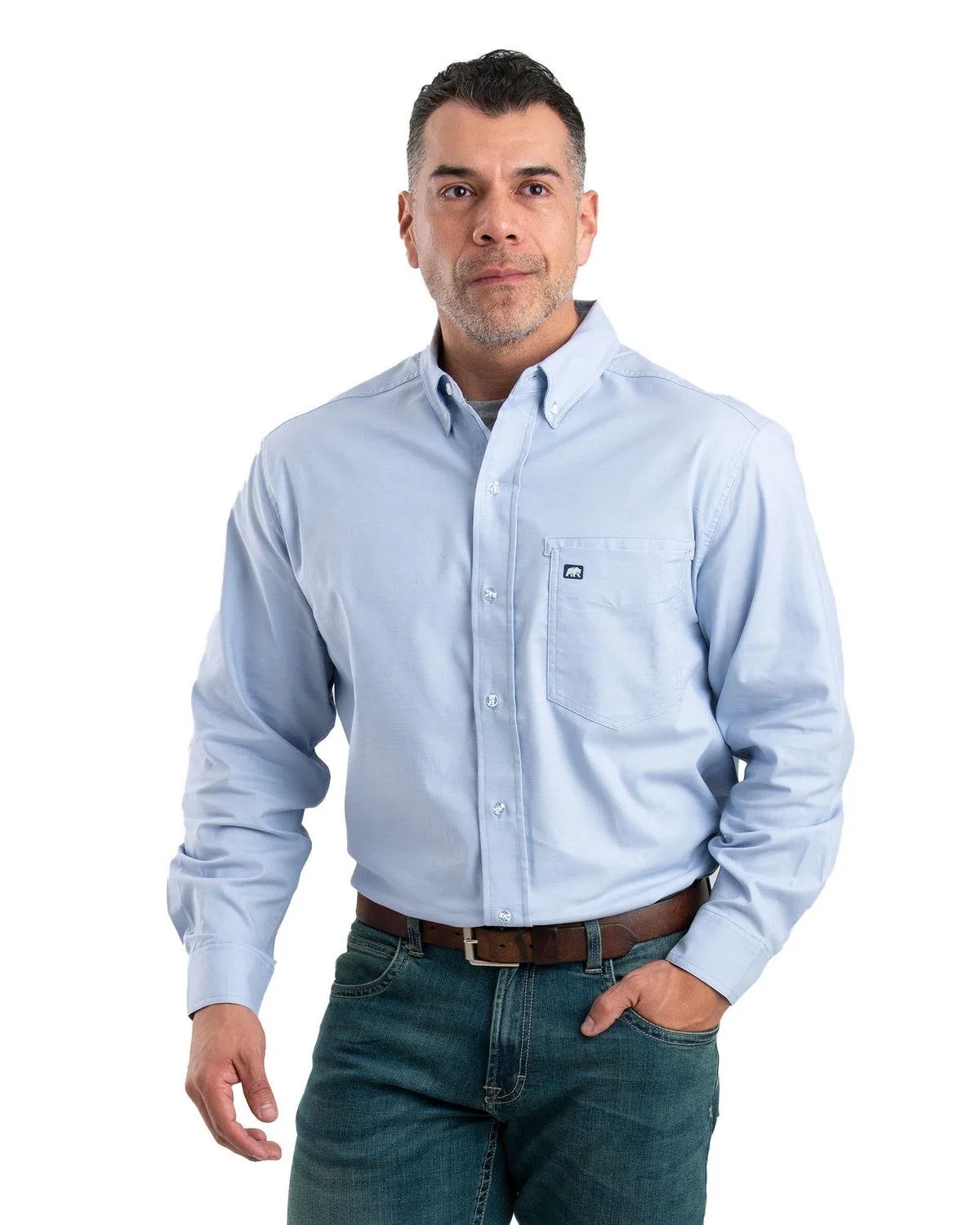 Berne Apparel Men's Foreman Flex180 Button-Down Woven Shirt