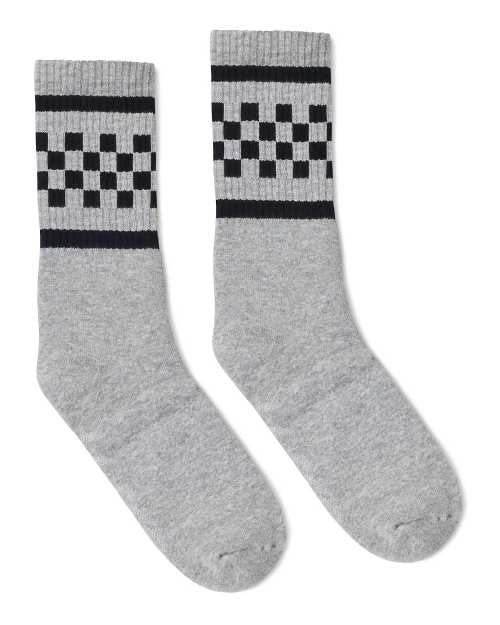 SOCCO USA-Made Checkered Crew Socks view 3