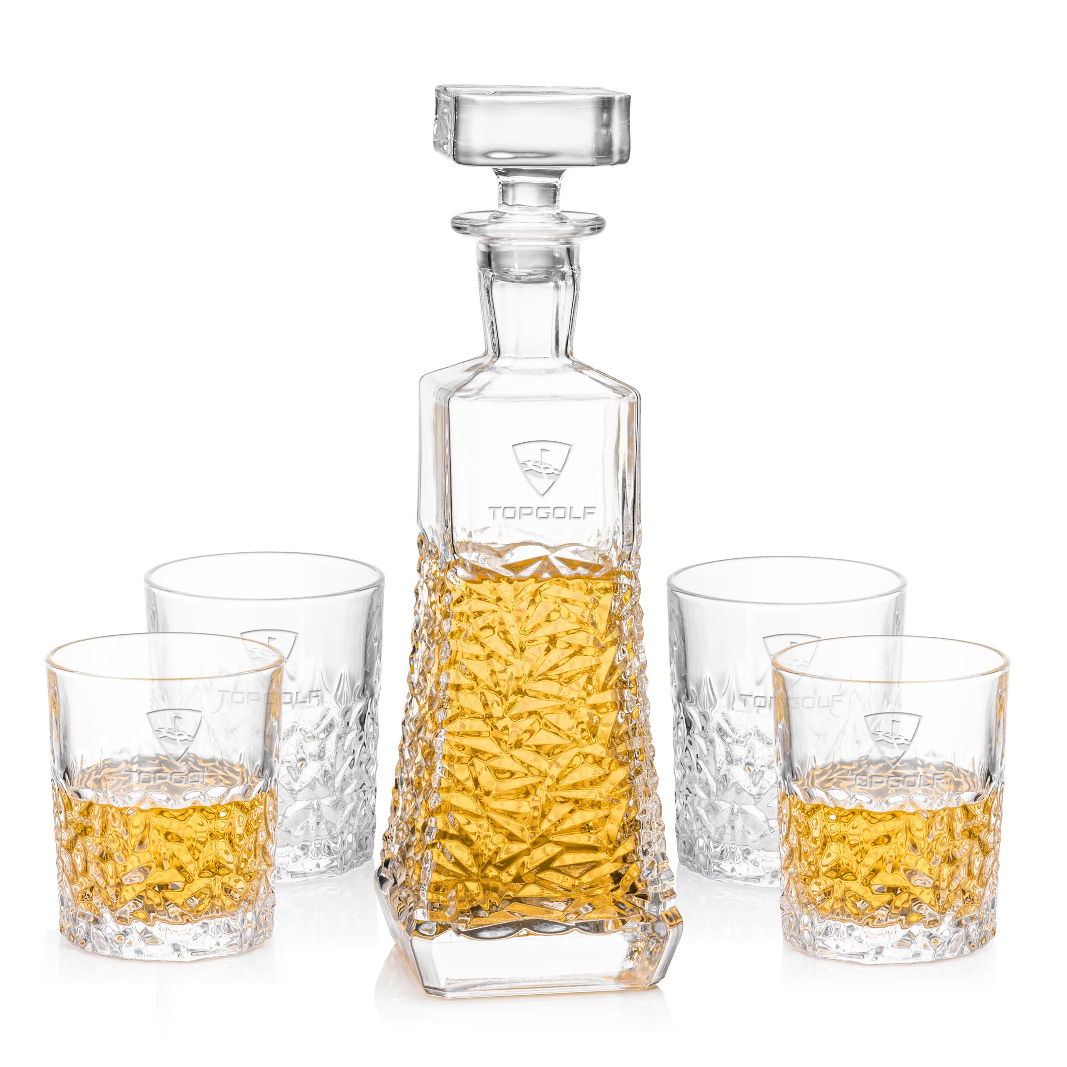Decanter Set, Decanter & 4 OTR