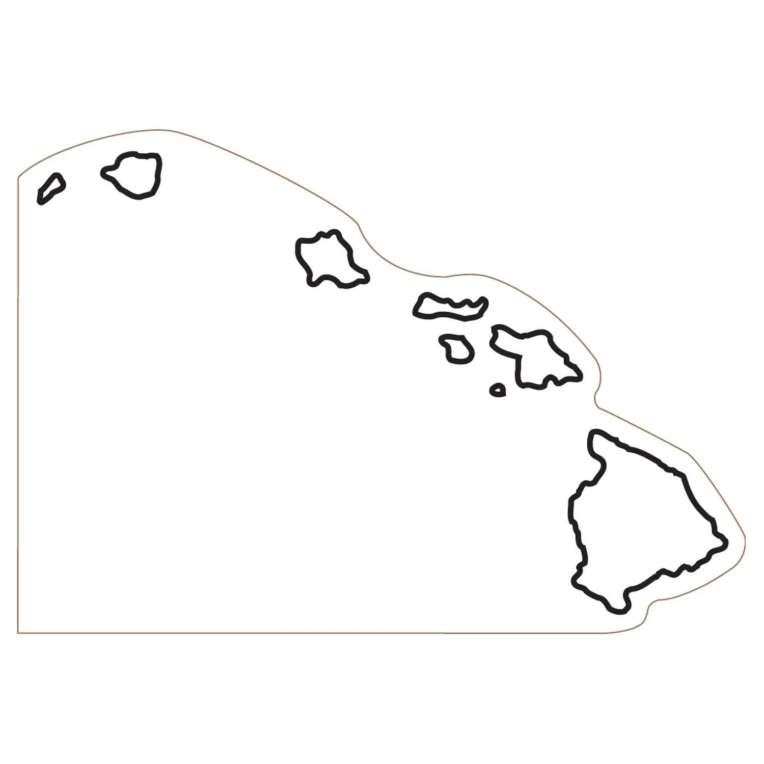 Hawaii State Magnet view 2