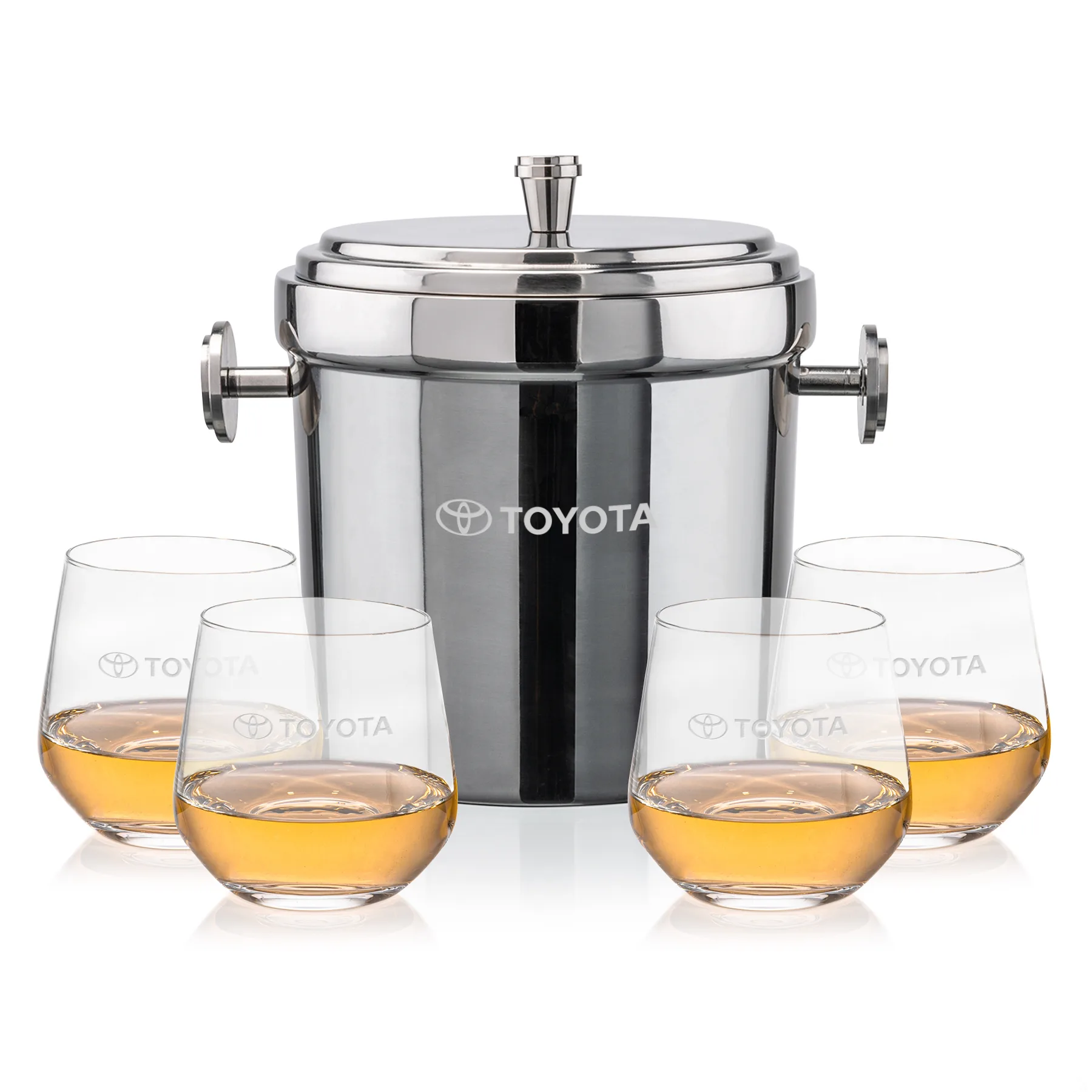 Milano Bucket Set, Laser Engraving, Set of 5