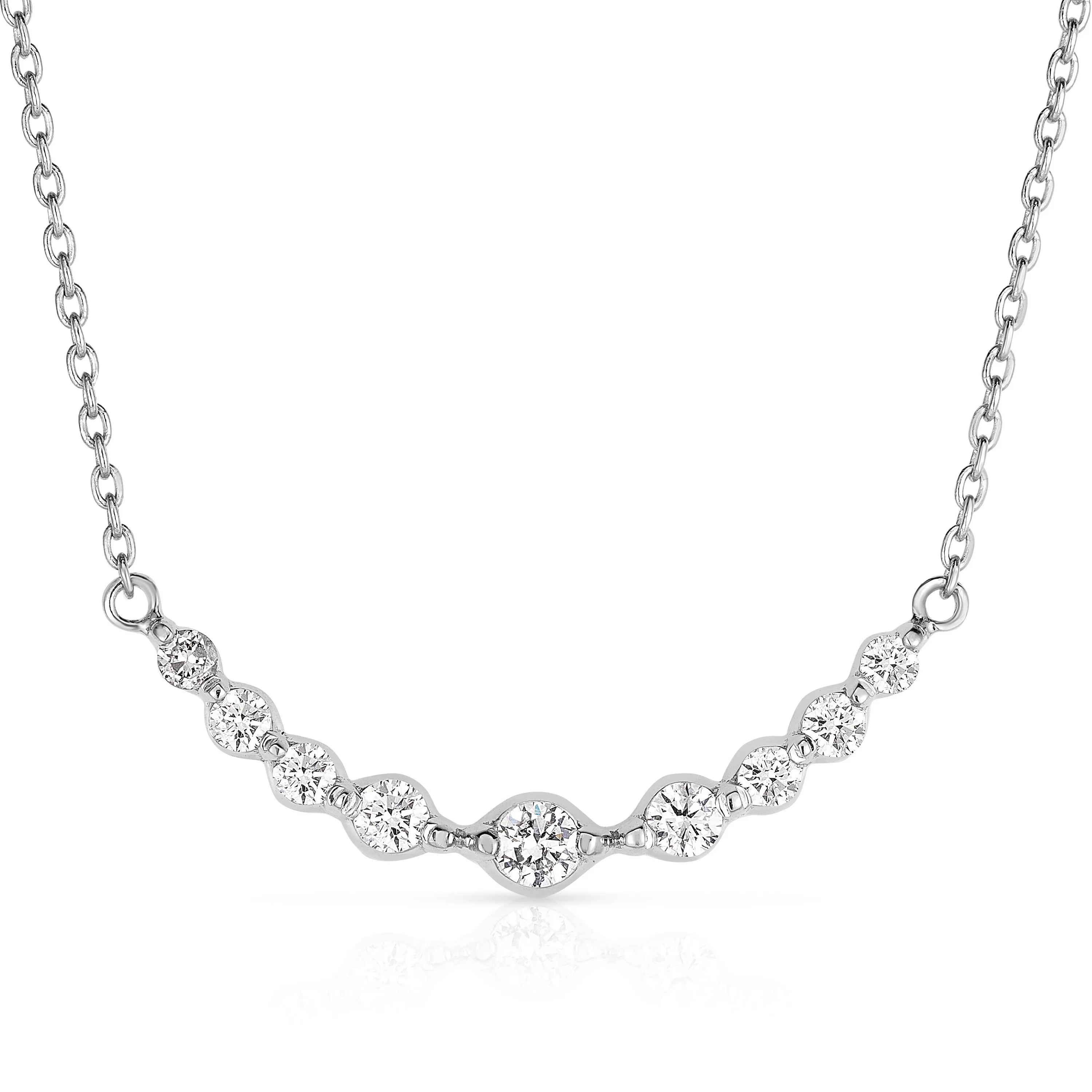 Jilco Inc Diamond Necklace - White Gold
