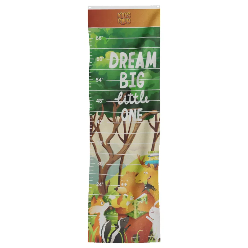 Growth Chart (78" x 24") Flag view 2