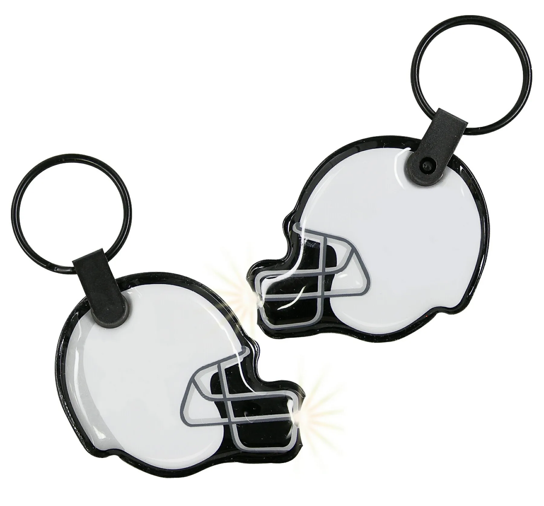 ShapeLights™ Color-A-Shape Key Ring Flashlight (Football Helmet)