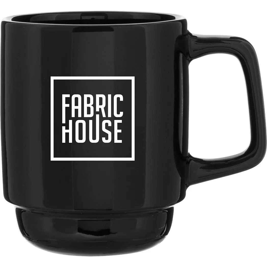 16 oz Olly Ceramic Mug (Black)