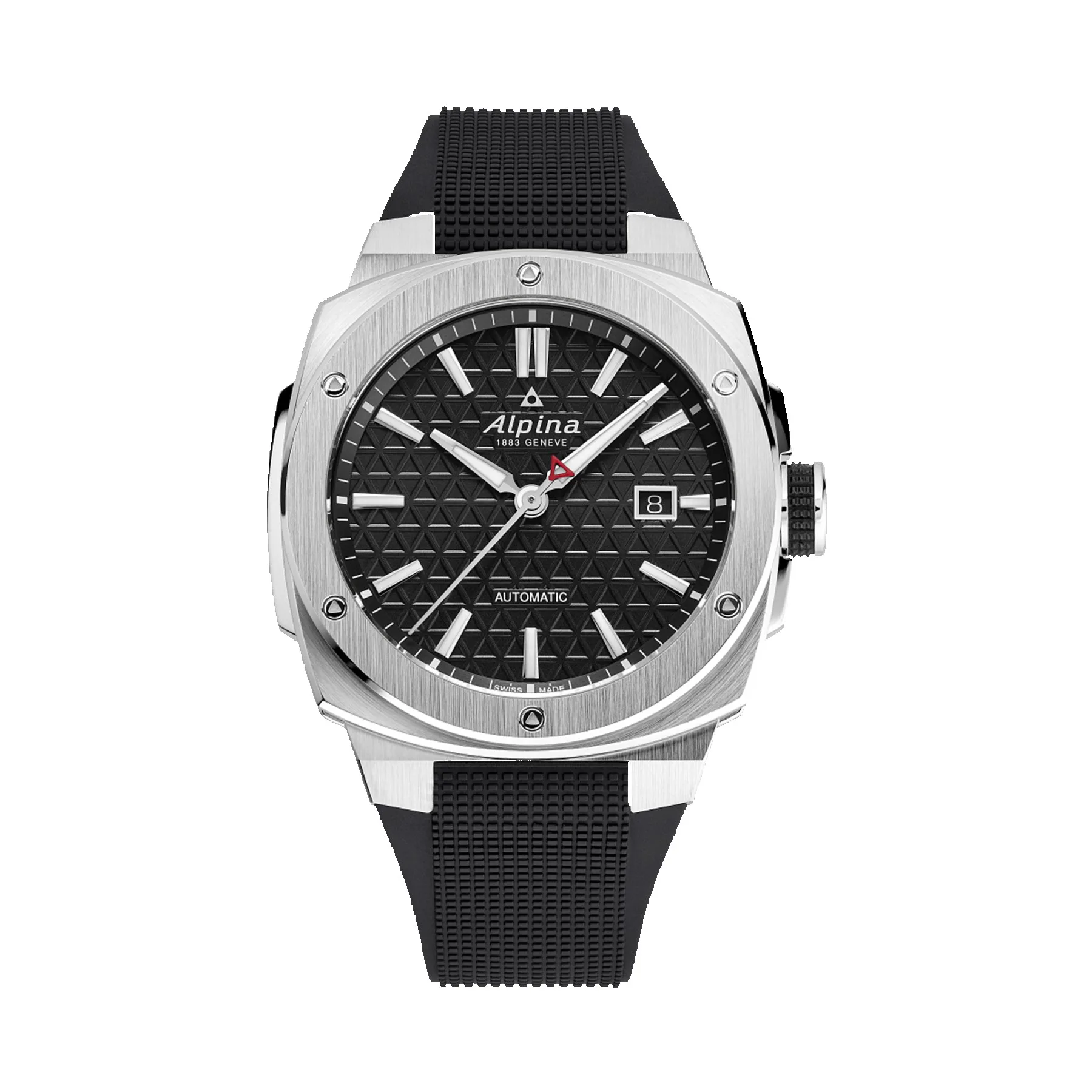Alpina Men's Alpiner Extreme Automatic Black Rubber Strap Watch