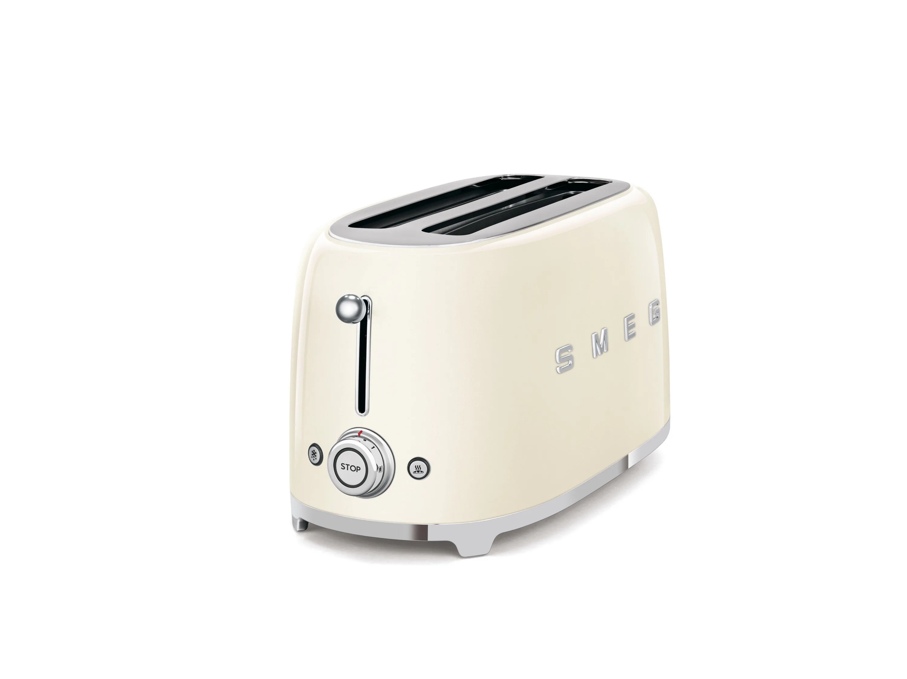 Smeg 50's Retro Style 2 Slot 4 Slice Toaster Cream