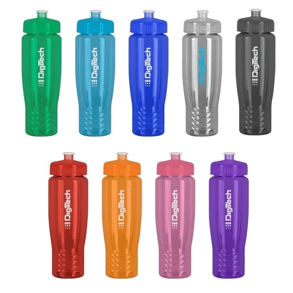 SAHARA 28 oz. Eco-Polyclear™ Sports Bottle with Push/Pull Lid