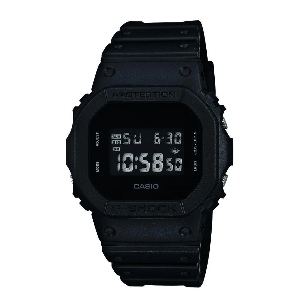 G-Shock Square Black Digital Resin Watch