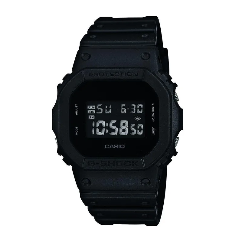 G-Shock Square Black Digital Resin Watch