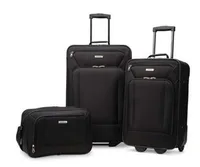 Samsonite® American Tourister® Black Fieldbrook Xlt 3 Piece Luggage Set