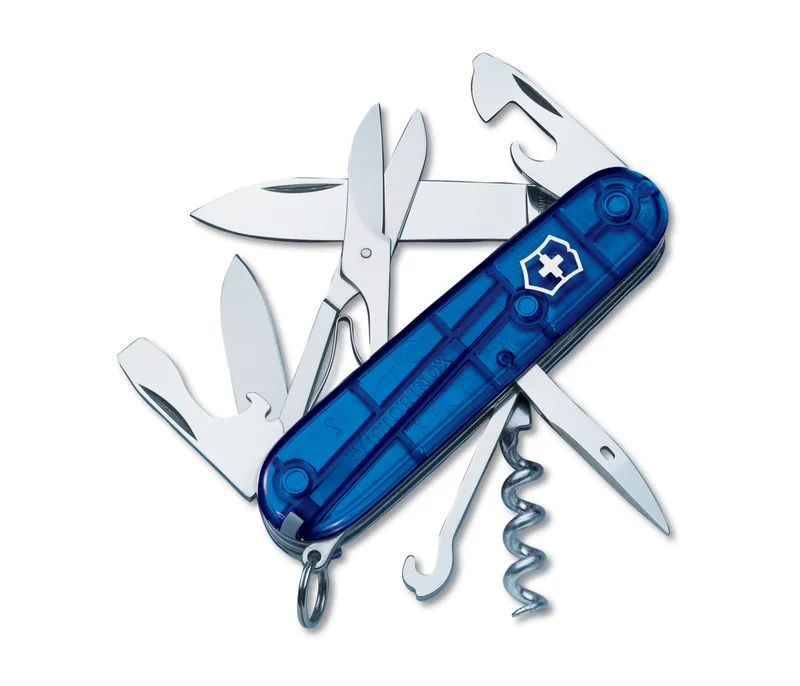 Victorinox Swiss Army Corporate Gifts Knife Climber- Translucent Sapphire