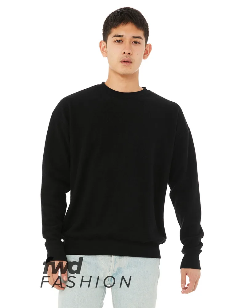 BELLA+CANVAS Unisex Sueded Drop Shoulder Sweatshirt view 2