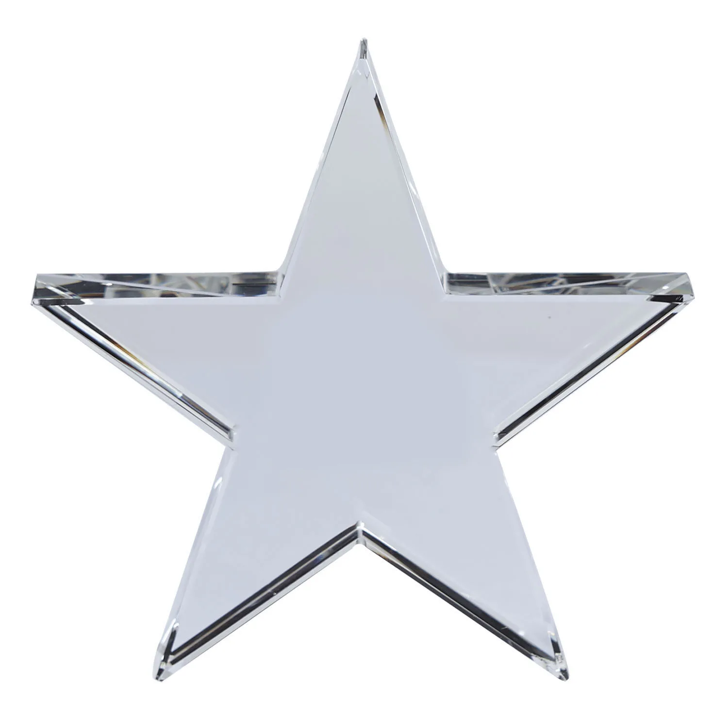 Crystal Star Paperweight view 2