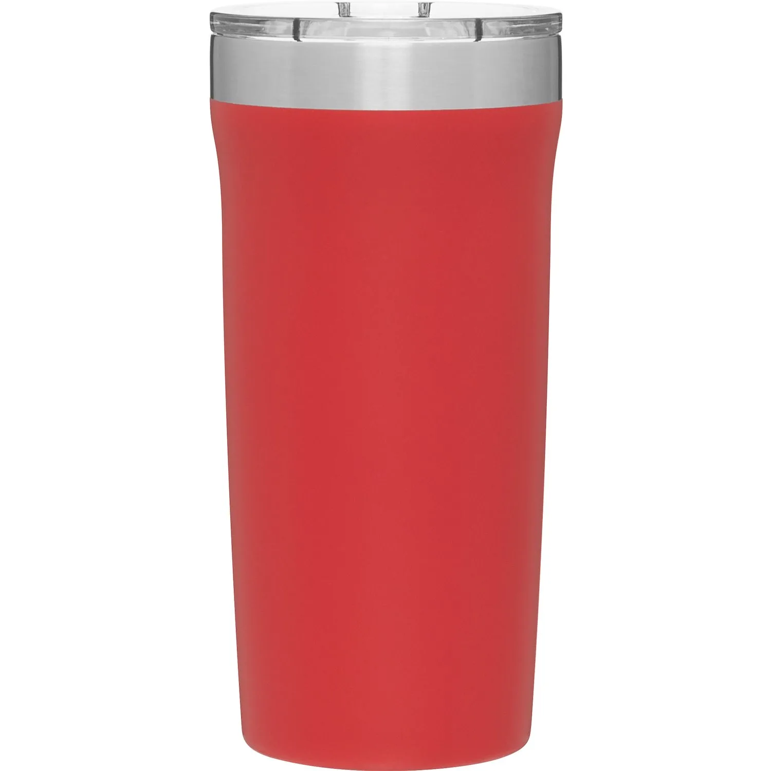18 oz Palermo Travel Tumbler (Matte Red) view 2