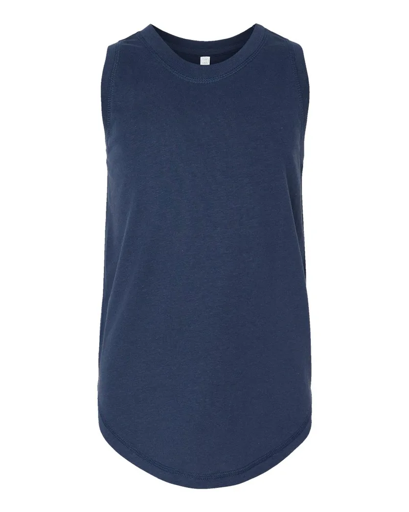 LAT® Girls' Relaxed Fine Jersey Tank view 7