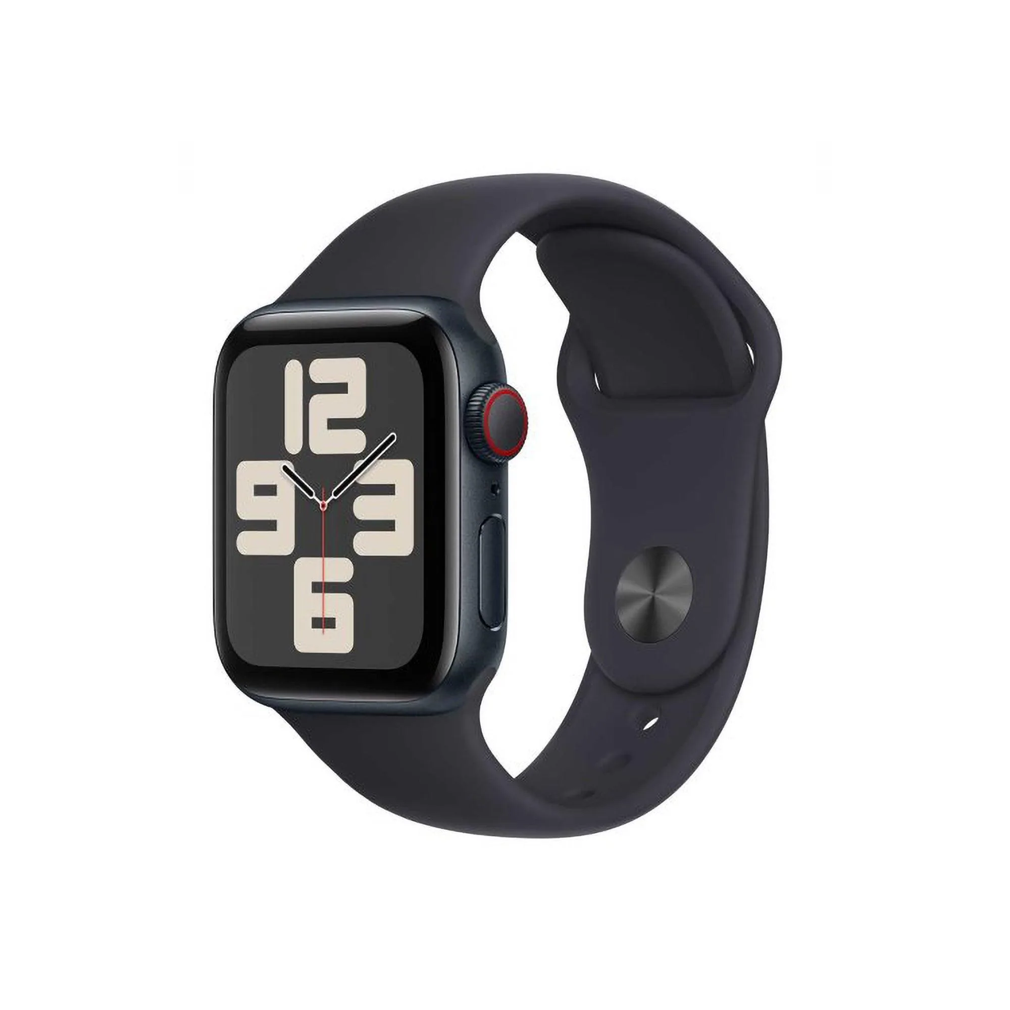Apple Watch Se Gps + Cell 44Mm Midnight Aluminum Case W/ Midnight M/L Sport Band