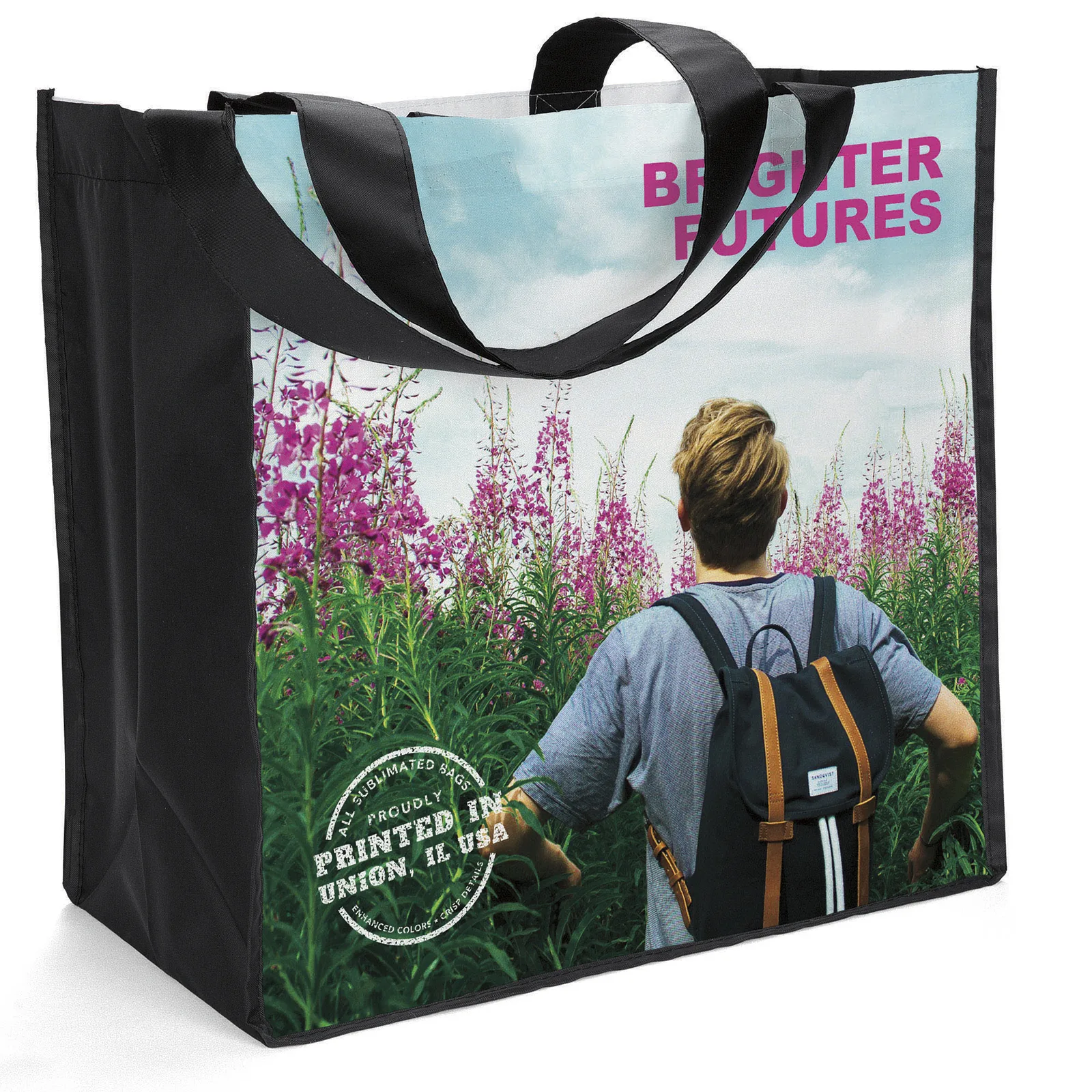 Picasso - Polyester Tote - Sublimation (14" x 8" x 14")