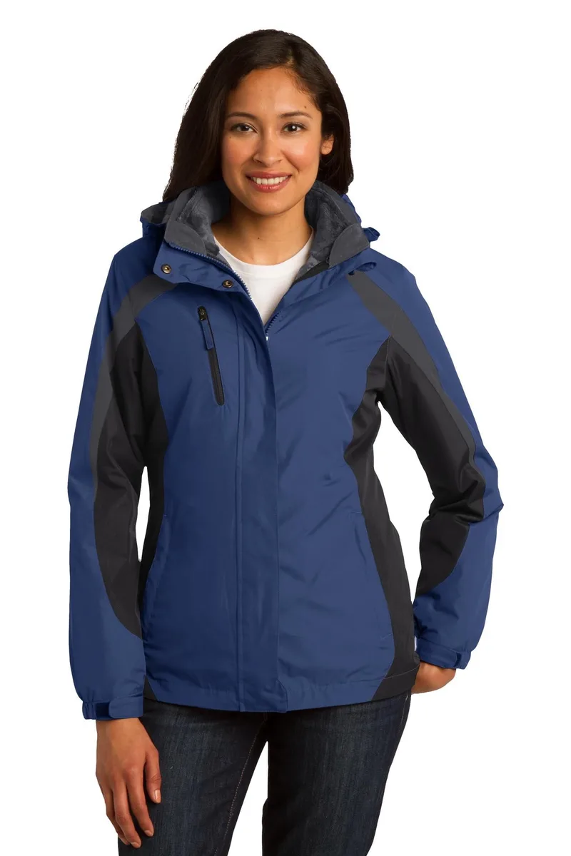Port Authority® Women's Colorblock 3-in-1 Jacket. view 3