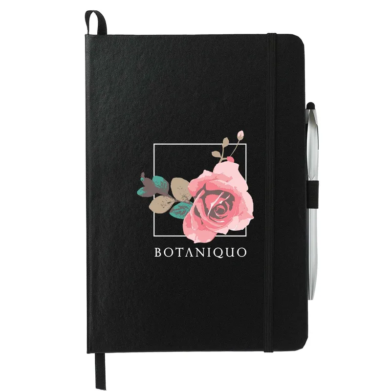 6'' x 8.5'' FSC® Mix Crown Journal with Pen-Stylus