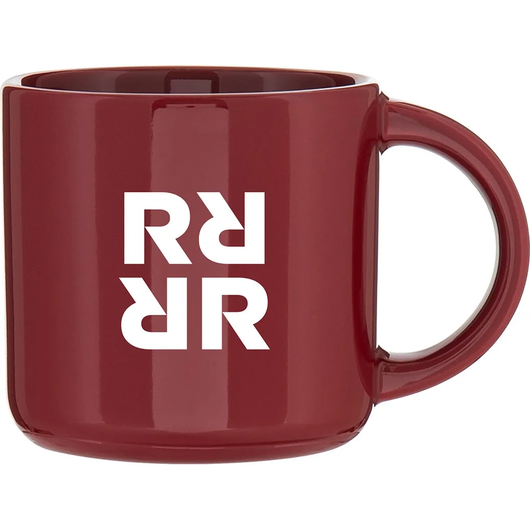 14 oz Minolo - Classics Ceramic Mug (Maroon)