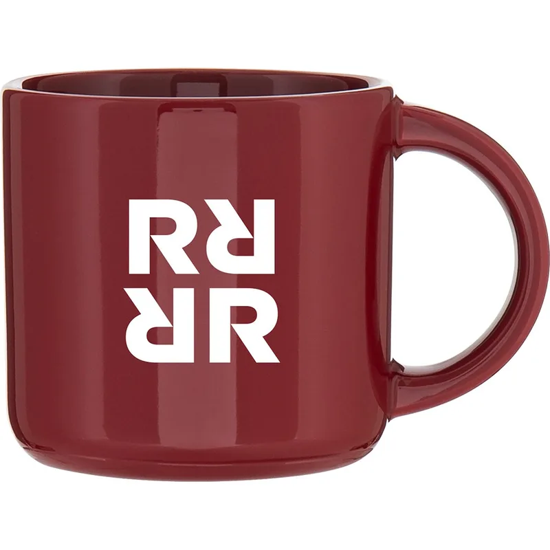 14 oz Minolo - Classics Ceramic Mug (Maroon)