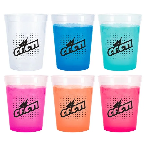 16 oz Color Changing Stadium Cup view 2