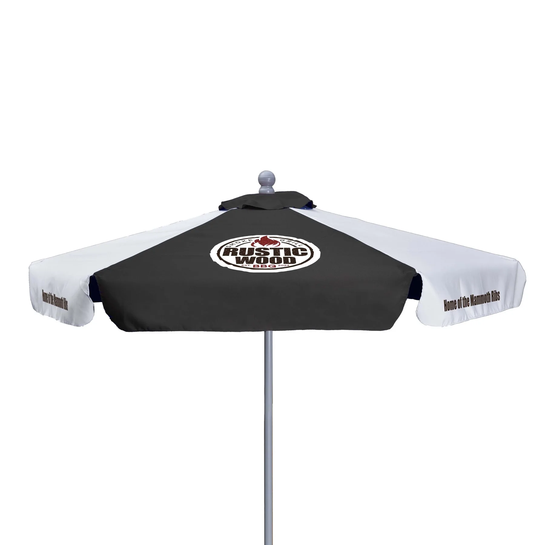 7' Deluxe Market Umbrella Kit With Valance (6 Imprints) view 6