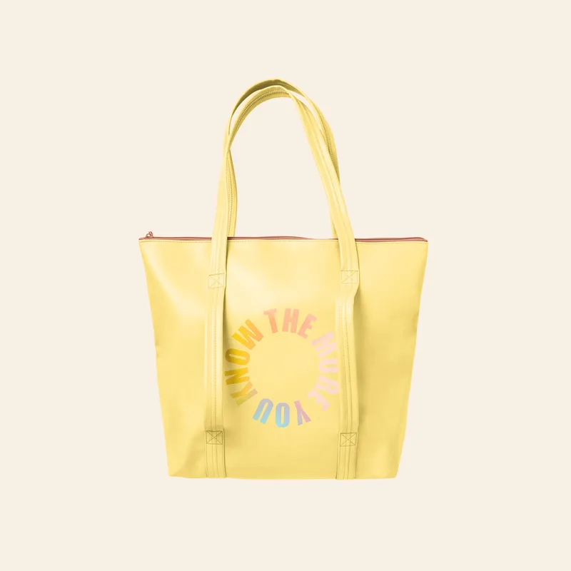 Twinkles Even More Yoga Tote - Vegan Leather view 3