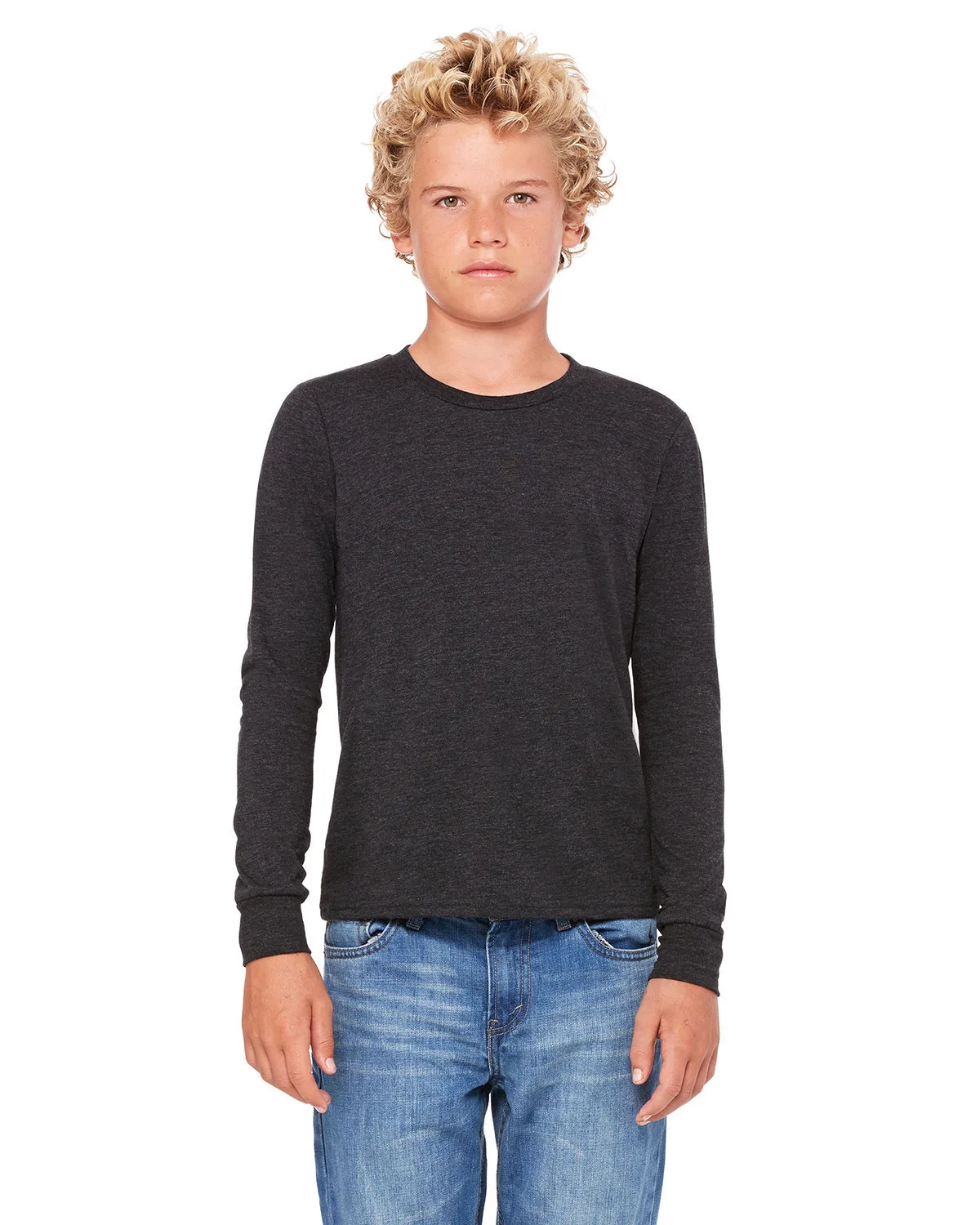 BELLA+CANVAS Youth Triblend Long-Sleeve T-Shirt