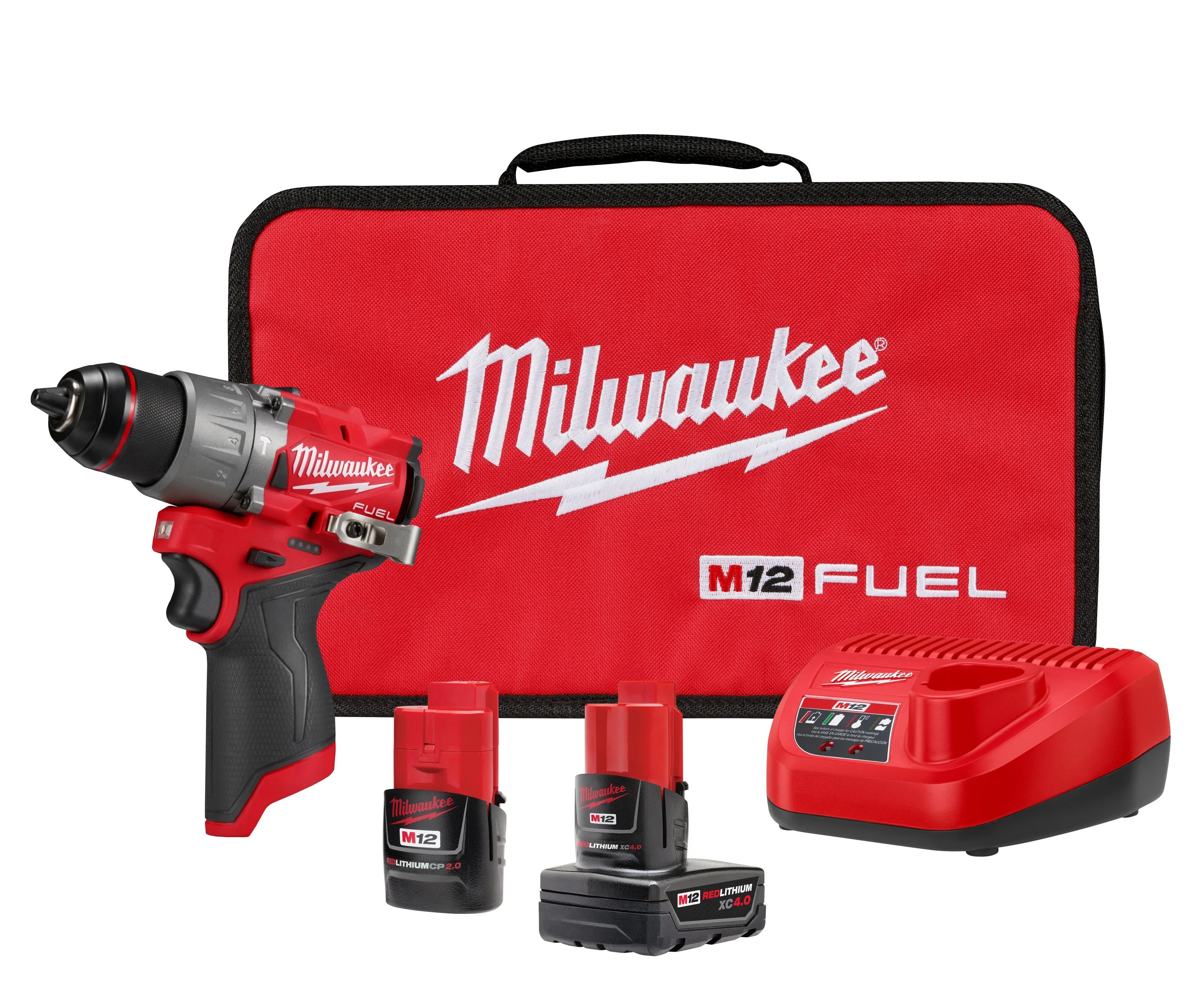 Milwaukee M12 Fuel 1/2" Hammer Drill/Driver Kit