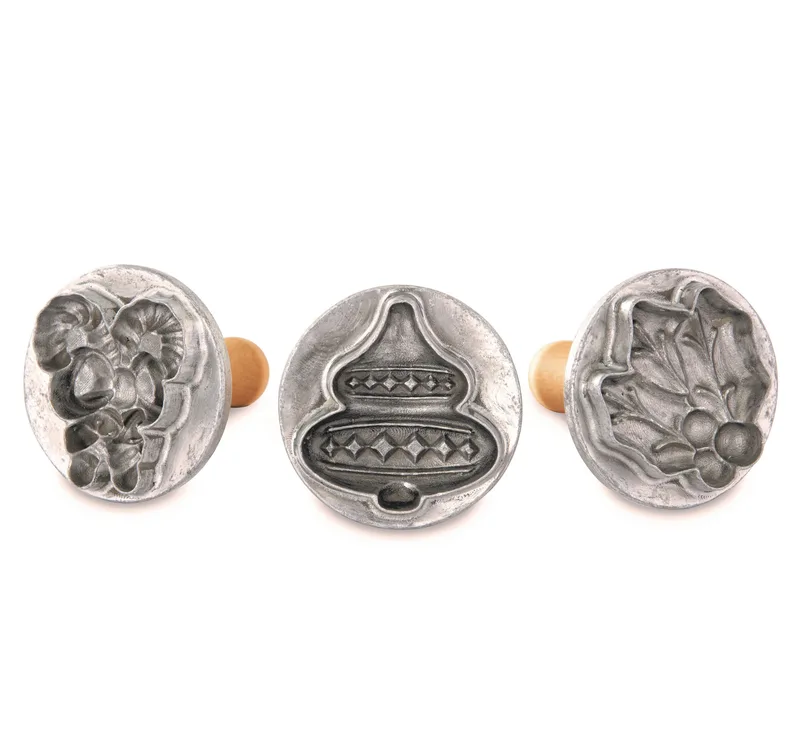 Nordic Ware Holiday Cookie Stamp Cut-Outs - Set Of 3