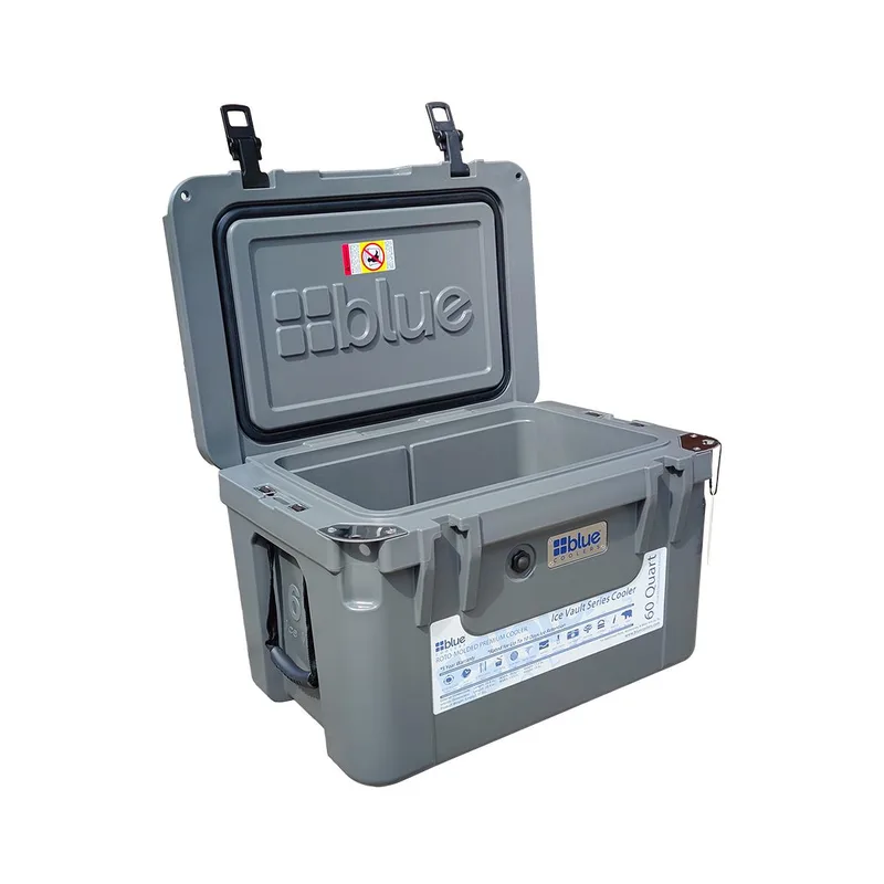 Blue Coolers Ice Vault 60 Quart - Gray