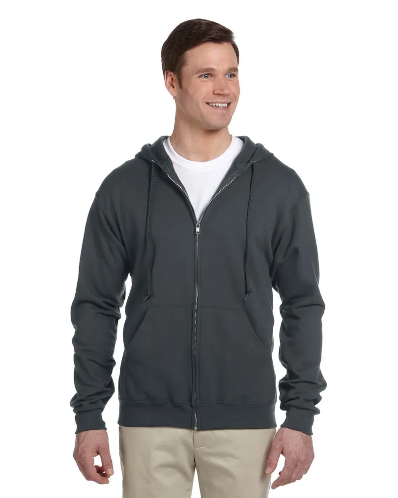 Jerzees Adult NuBlend® Fleece Full-Zip Hooded Sweatshirt view 4