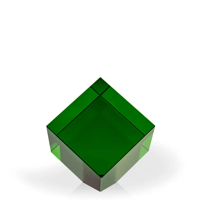 Savannah Green Crystal Cube, Small view 2